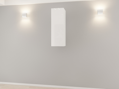 Living QUADRO - Corp Turn 90 MDF Alb Lucios - Quadro | Modul Mobilier Suspendat Premium Configurabil Fără Mânere/Push to Open - Hulgo Mobili