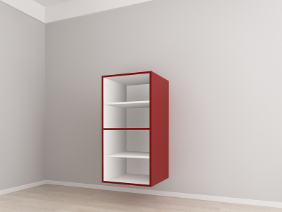 Evora 5 MDF Bordo Lucios - Set Mobilă Bucătărie Modulară Modernă MDF 4.8m Premium Configurabilă Deschidere Prin Apăsare Fără Mânere/Push to Open Design Integral Suspendat Personalizabil - Hulgo Mobili [6]