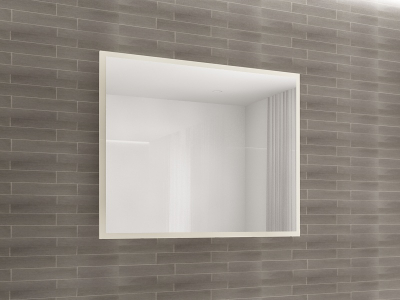 Colectia EOS - Panou Oglindă Baie EOS MDF Crem Lucios 80x100 cm | Mobilier Baie Modern, Premium, Configurabil si Personalizabil - Hulgo Mobili