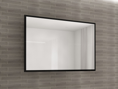 Colectia EOS - Panou Oglindă Baie EOS MDF Negru Lucios 120x80 cm | Mobilier Baie Modern, Premium, Configurabil si Personalizabil - Hulgo Mobili