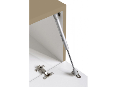 Living QUADRO 11 MDF Cappuccino Lucios | Set Mobilier Modular Suspendat Premium Configurabil pentru un Living Modern Fără Mânere/Push to Open - Hulgo Mobili [4]