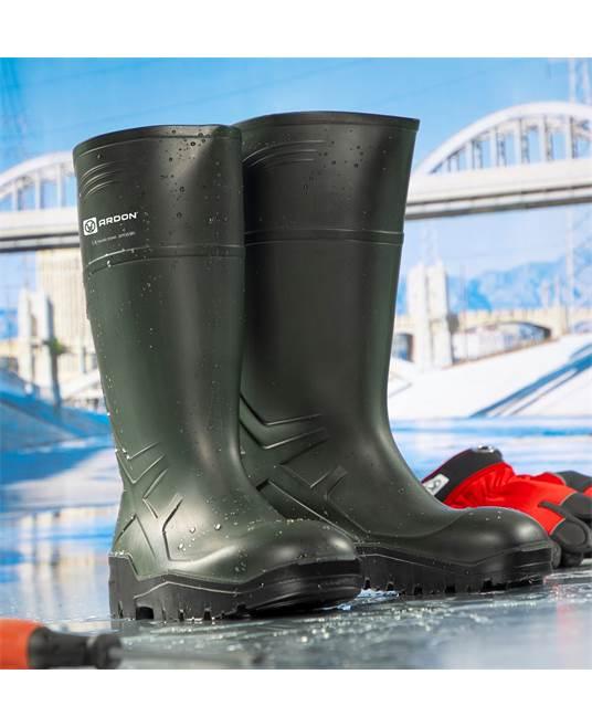 Cizme de protectie cu bombeu metalic si lamela antiperforatie metalica PURSAFE S5 CI SRC(-20 grade) [5]