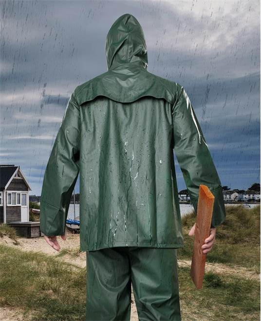 Costum de ploaie RAINMAN - verde [4]