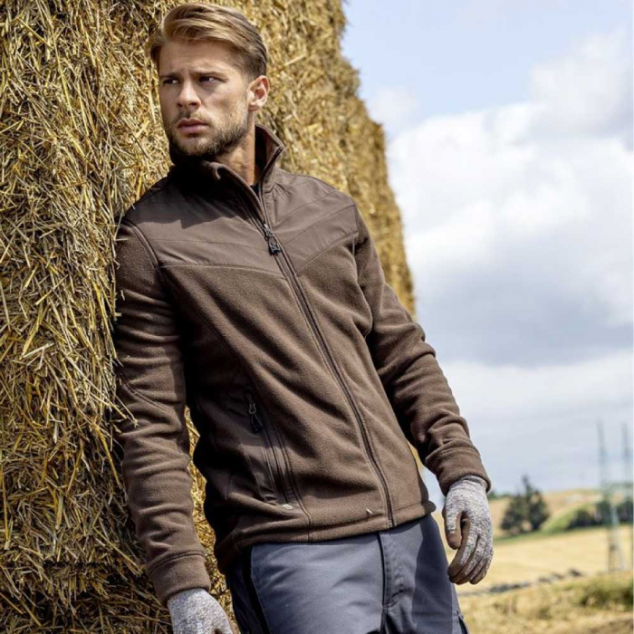 Fleece de lucru de iarna COMBO - maro [3]