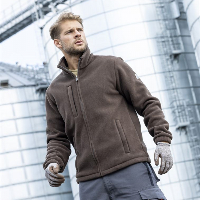 Fleece de lucru de iarna POLAR 450 - maro [2]