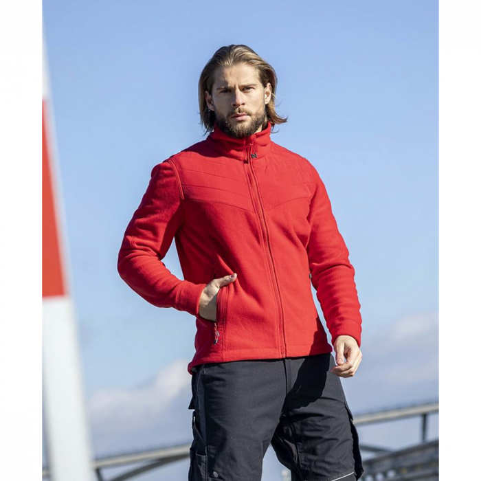 Fleece de lucru de iarna SOFTFLEECE® COMBO - rosu [3]