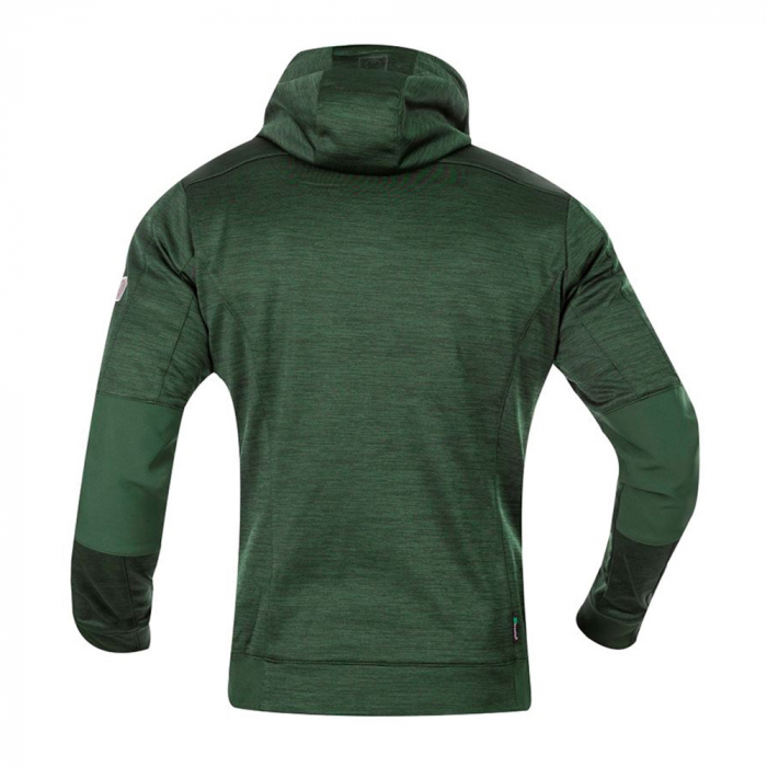 Hanorac cu gluga 3DBreathe - verde melange [2]