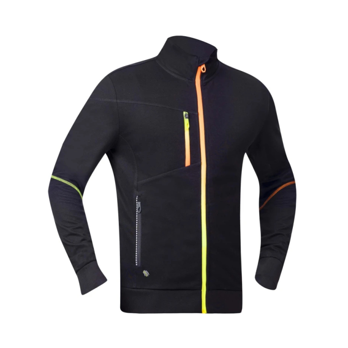 Hanorac de lucru Creatron - neon/negru [3]