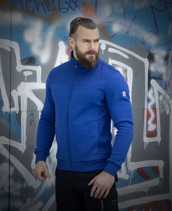 Hanorac fara gluga M007 - albastru [3]