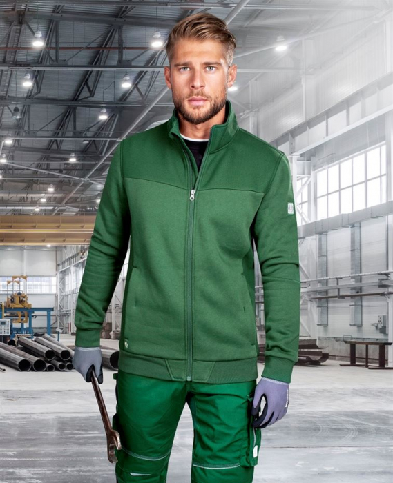 Hanorac fara gluga M007 - verde [2]