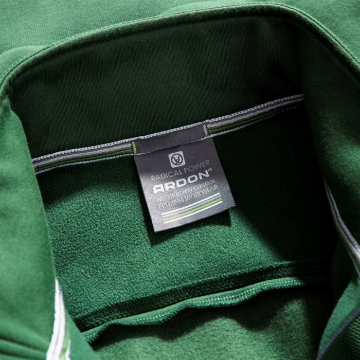 Hanorac fara gluga M007 - verde [4]