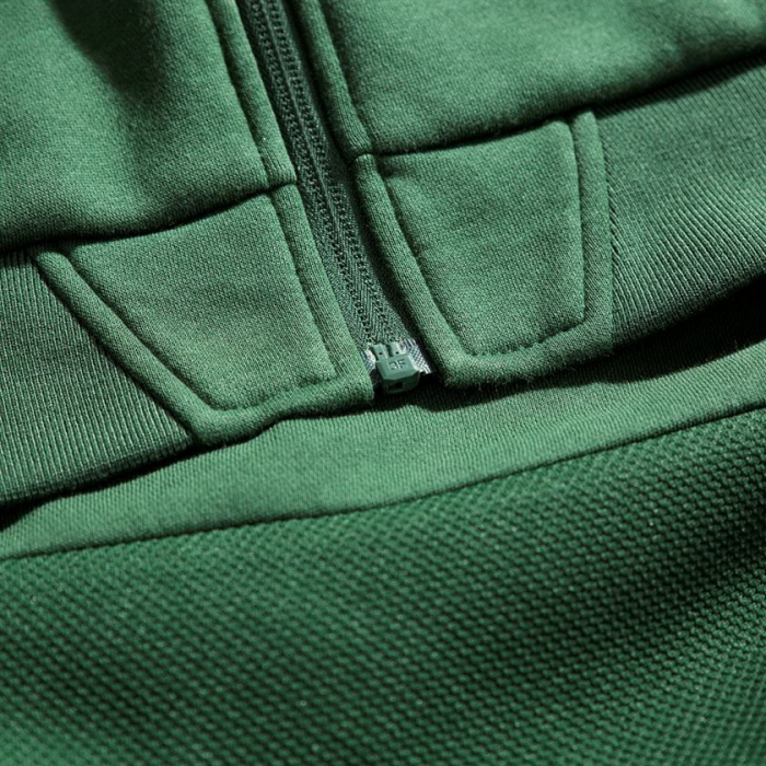 Hanorac fara gluga M007 - verde [8]