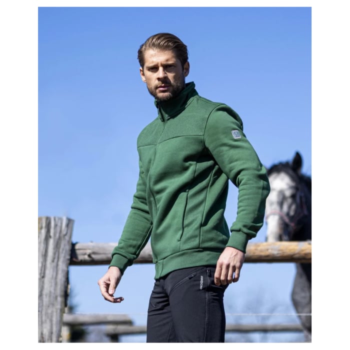 Hanorac fara gluga M007 - verde [3]