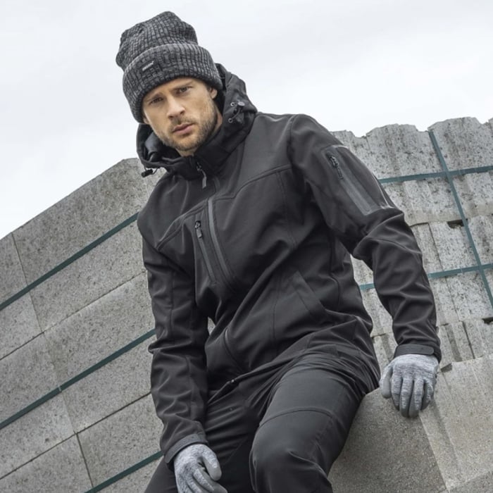 Jacheta de lucru de iarna softshell SPIRIT WINTER - negru [3]