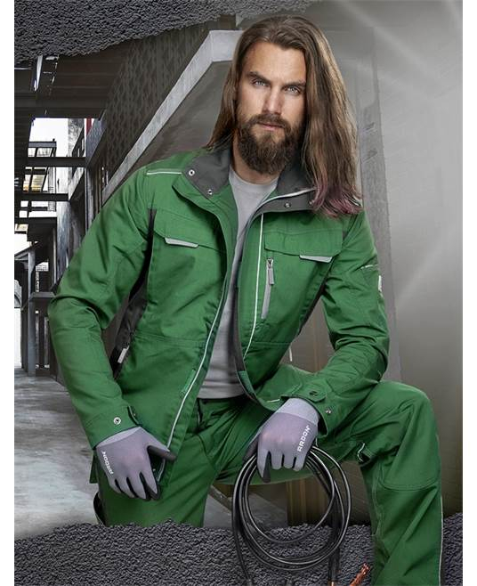 Jacheta de lucru hidrofobizata URBAN + culoare verde gri [2]