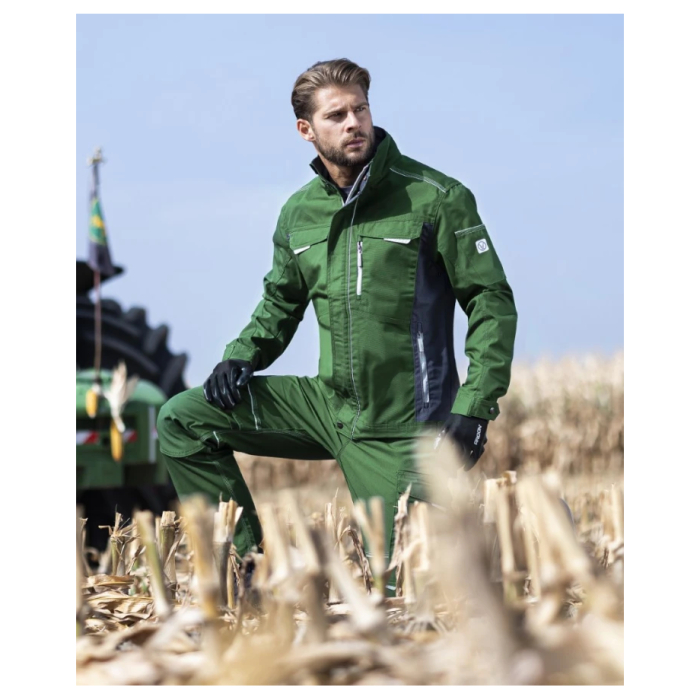 Jacheta de lucru hidrofobizata URBAN + culoare verde gri [3]