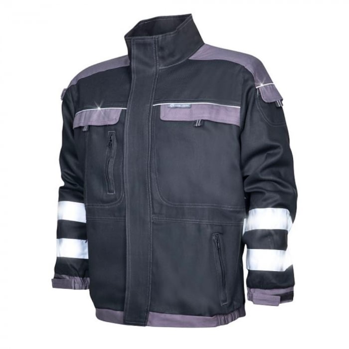 Jacheta de lucru reflectorizanta COOL TREND - negru [1]