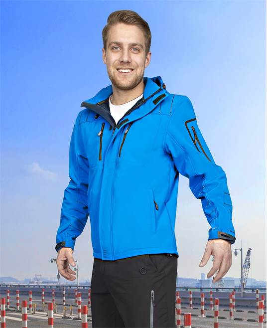 Jacheta de lucru softshell 4TECH - albastru [2]