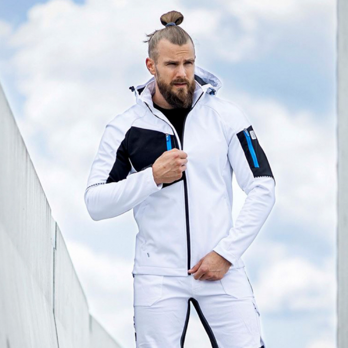 Jacheta softshell CITYCONIC - alb [3]