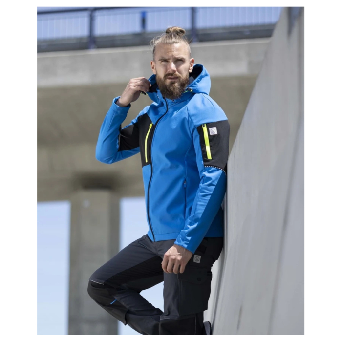 Jacheta softshell CITYCONIC - albastru [3]