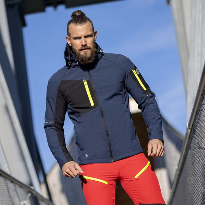 Jacheta softshell CITYCONIC - bleumarin [2]