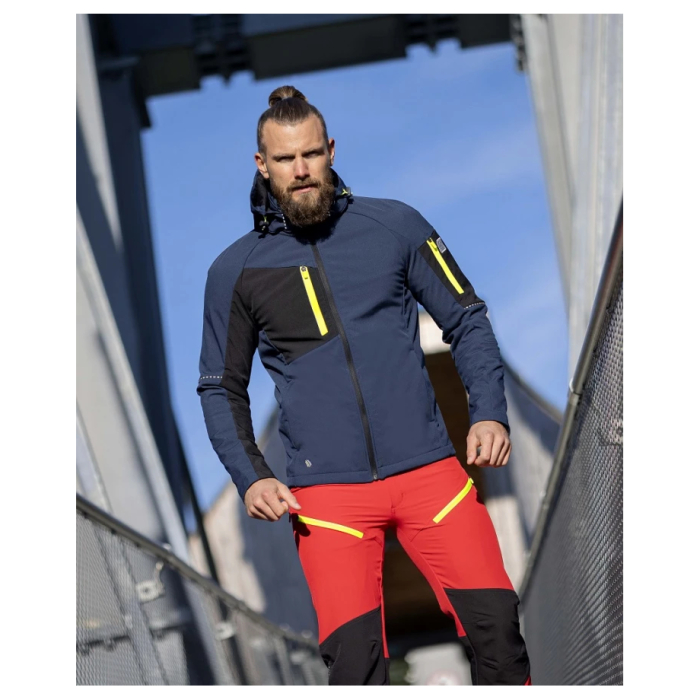 Jacheta softshell CITYCONIC - bleumarin [2]