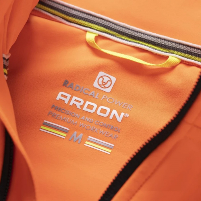 Jacheta softshell CITYCONIC - portocaliu hi vis [5]