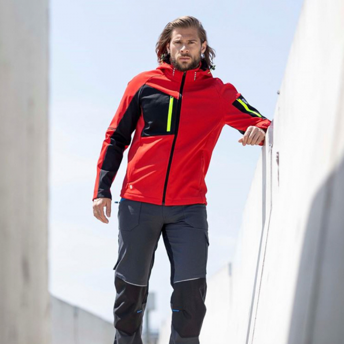 Jacheta softshell CITYCONIC - rosu [3]
