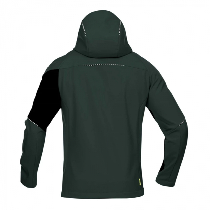 Jacheta softshell CITYCONIC - verde inchis [2]