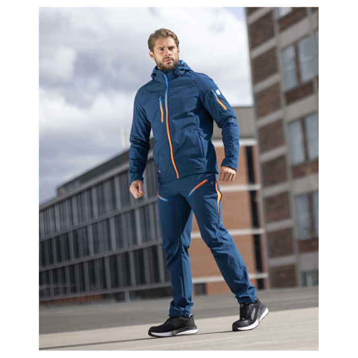 Jacheta softshell CREATRON - albastru/neon [6]