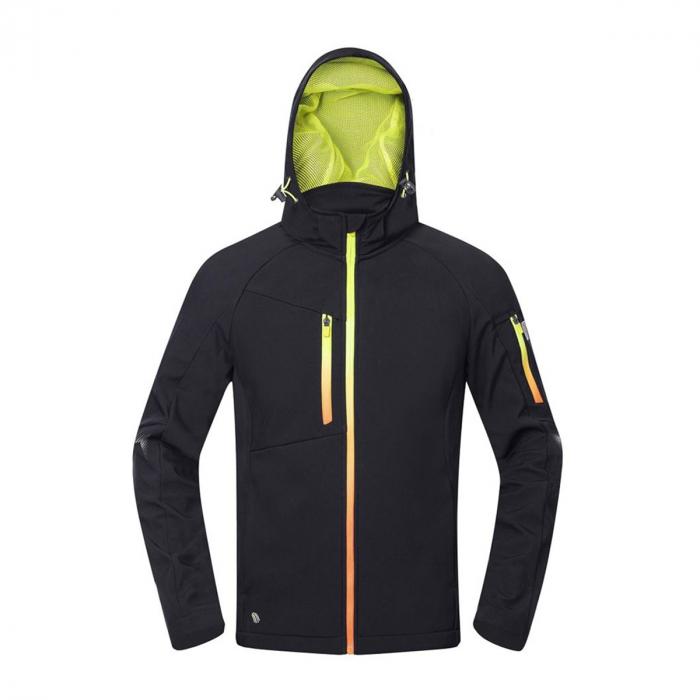 Jacheta softshell CREATRON - negru/neon [5]