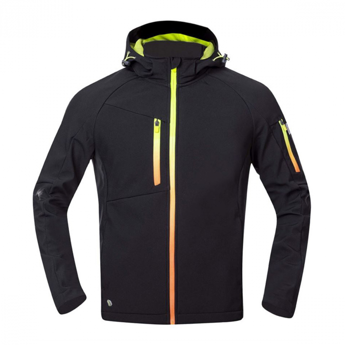 Jacheta softshell CREATRON - negru/neon [4]