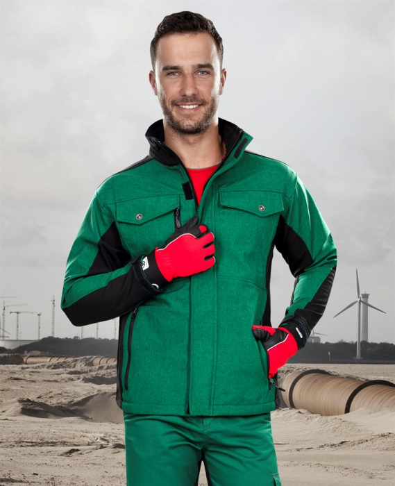 Jacheta softshell PRE100 - verde/negru [4]