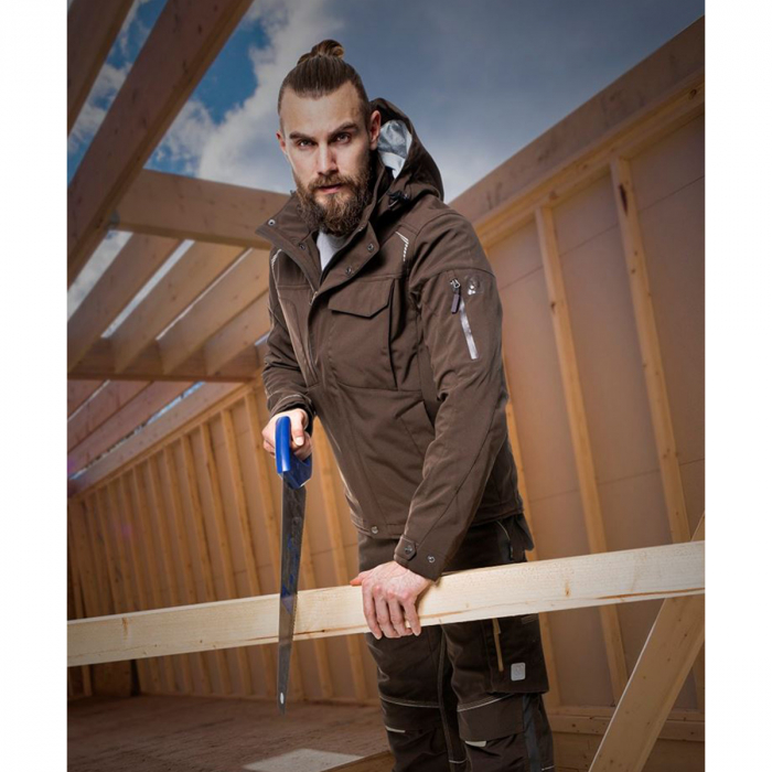 Jacheta softshell impermeabila R8ED - maro [2]