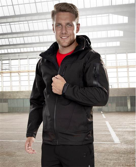 Jacheta softshell impermeabila SPIRIT - negru [2]