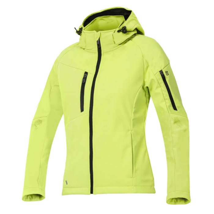 Jacheta softshell pentru femei CityConic - verde-neon