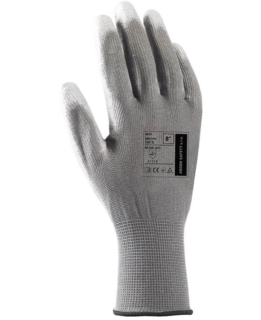Manusi de protectie cu palma imersata in poliuretan Buck - gri - 4131X [2]