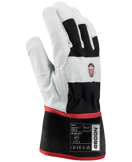 Manusi de protectie din piele de capra Wall 2121X - blisterate [2]