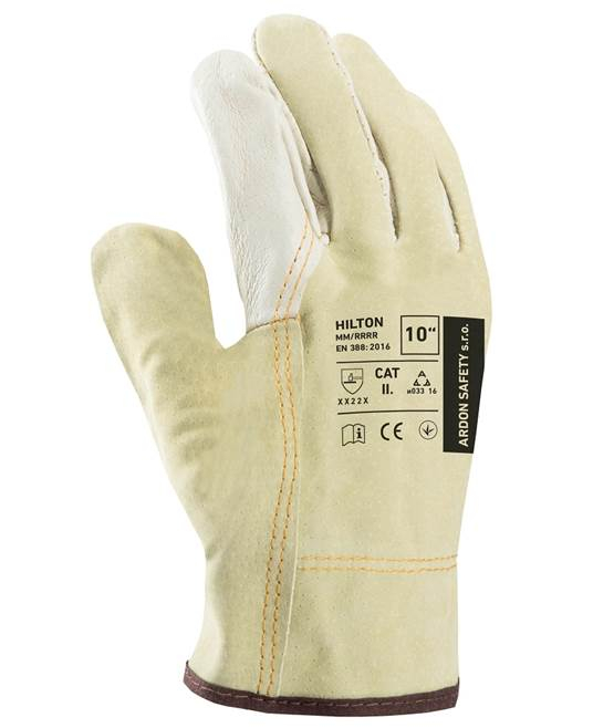 Manusi de protectie din piele de porc Hilton - bej XX22X [2]