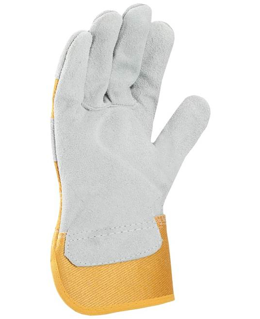 Manusi de protectie din spalt bovina Elton gri/galben 3122X [3]