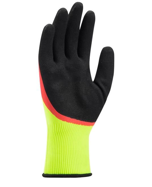 Manusi de protectie imersate in latex Petrax Double - galben/rosu - 2141X - blisterate [3]