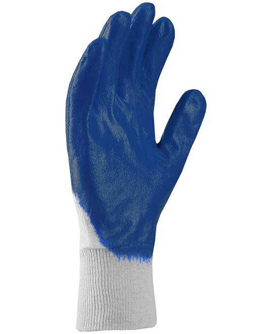 Manusi de protectie imersate in nitril 3/4 Houston - alb/albastru - 3121X [3]