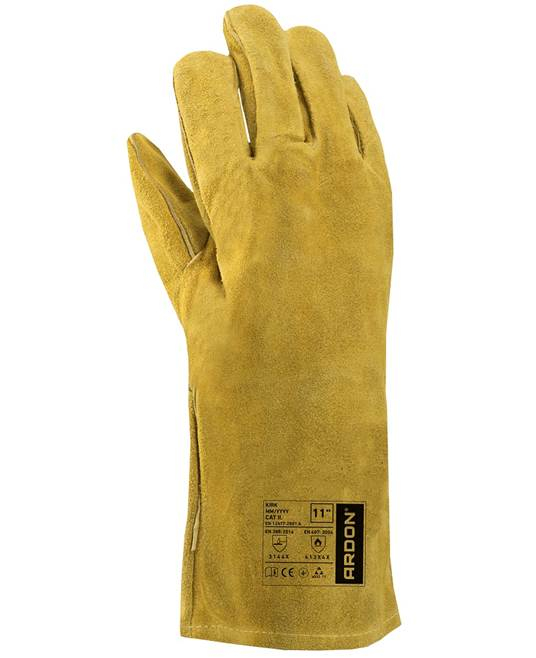 Manusi de protectie pentru sudura, ata kevlar, 35 cm, Kirk 3344 413X4X [2]