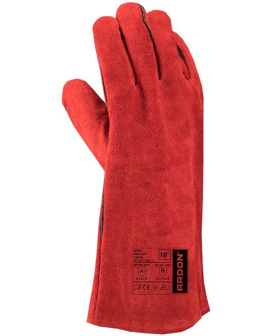 Manusi de protectie pentru sudura din spalt bovina, 35 cm, Rene 3233 313X4X [2]