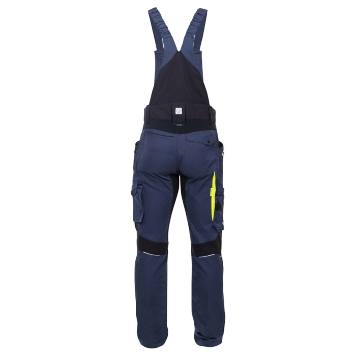 Pantaloni cu pieptar 4XSTRETCH - bleumarin [3]