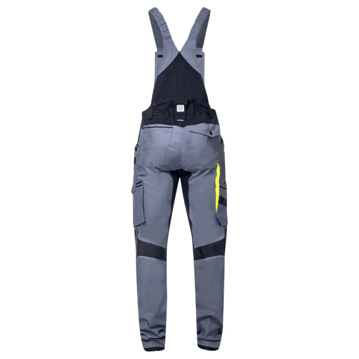 Pantaloni cu pieptar 4XSTRETCH - gri [3]