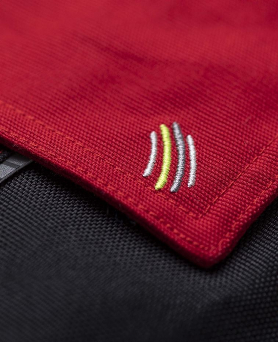 Pantaloni cu pieptar 4XSTRETCH - rosu [7]