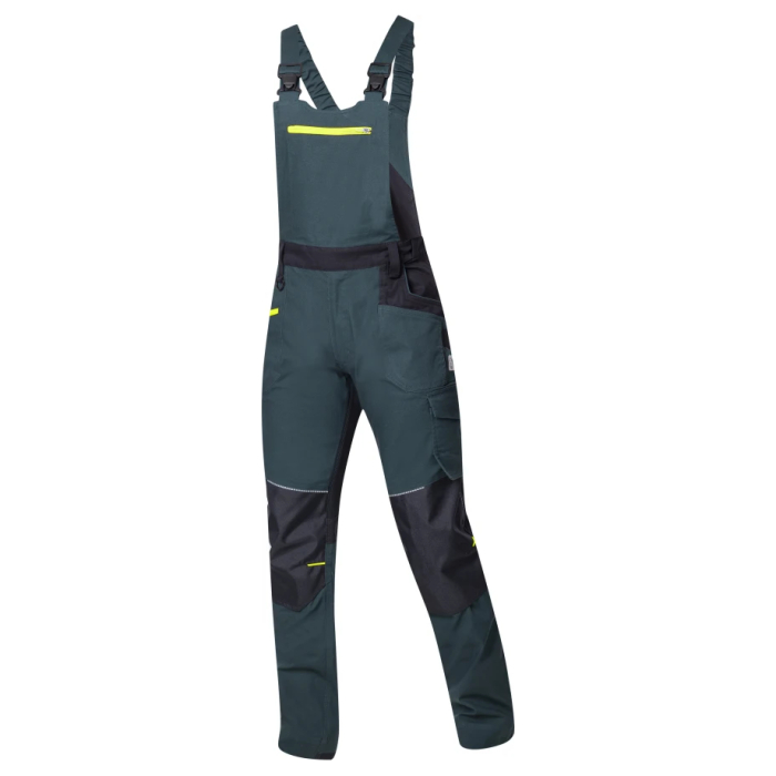 Pantaloni cu pieptar 4XSTRETCH - verde [2]