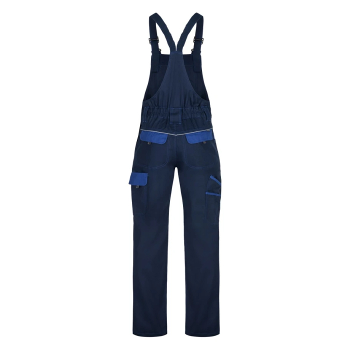 Pantaloni de lucru cu pieptar COOL TREND - bleumarin/albastru [2]