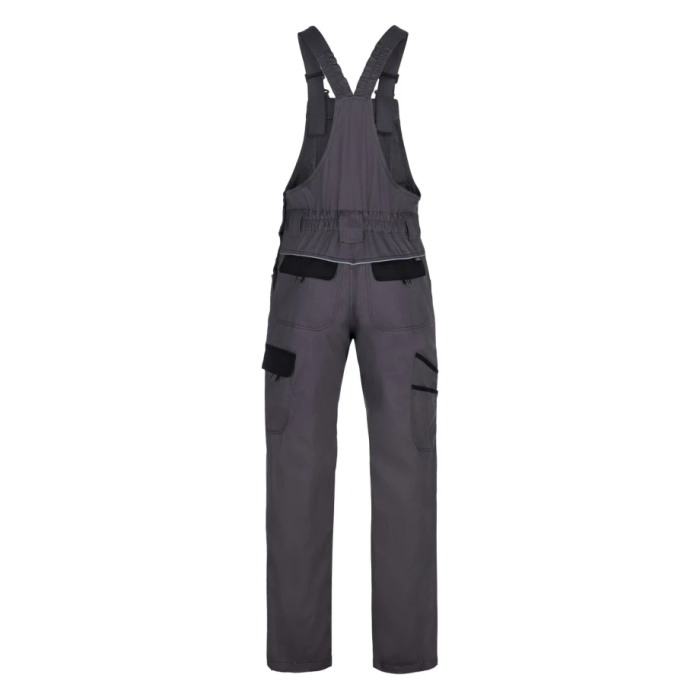 Pantaloni de lucru cu pieptar COOL TREND - gri [2]